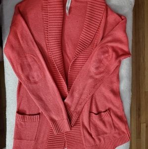 Coral cardigan
